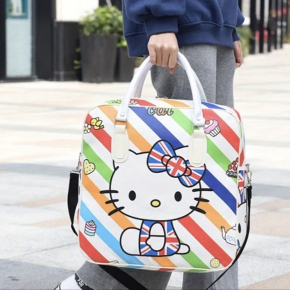 Sanrio Hello Kitty Large Travel Bag Luggage - Picture 2 of 4
